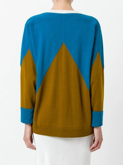 Shop Marni Contrast Knitted Top