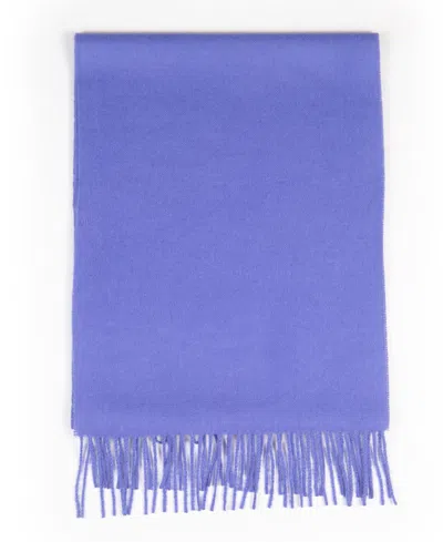 Simply Natural Solid Alpaca Scarf In Periwinkle