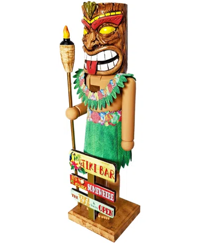 Santa's Workshop 14" Tiki Man Nutcracker In Multi