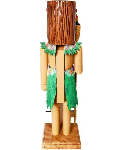 Santa's Workshop 14" Tiki Man Nutcracker In Multi