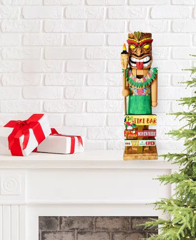 Santa's Workshop 14" Tiki Man Nutcracker In Multi