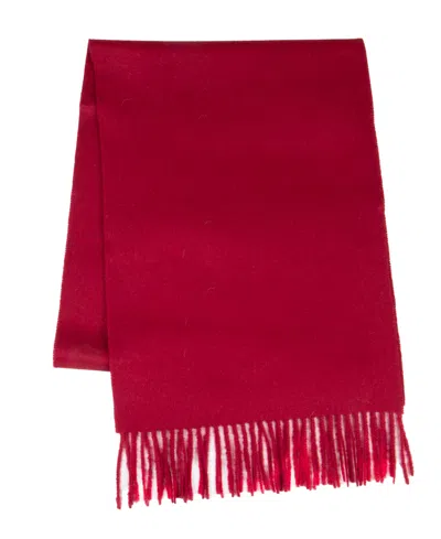 Simply Natural Solid Alpaca Scarf In Wine