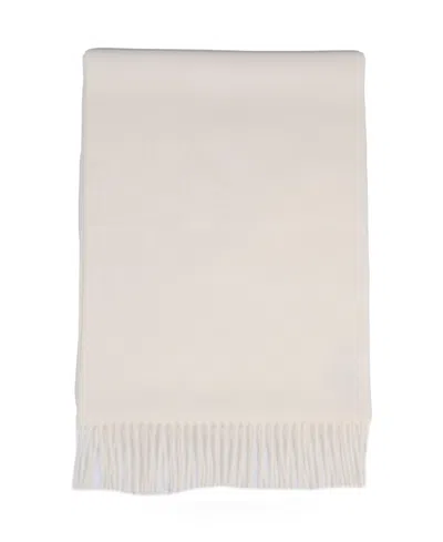 Simply Natural Solid Alpaca Scarf In Ivory