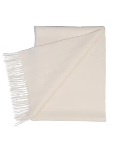 Simply Natural Solid Alpaca Scarf In Ivory
