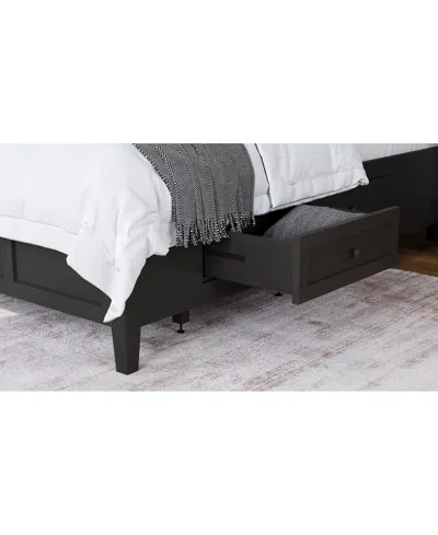 Macy's Hedworth Full Storage Bed In Black