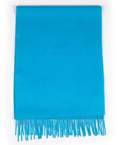 Simply Natural Solid Alpaca Scarf In Skyblue