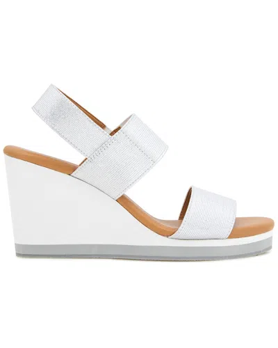 Andre Assous Nelson Wedge Sandal In White