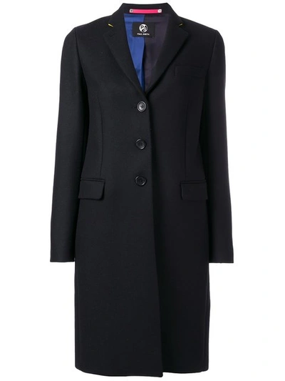 Ps By Paul Smith Contrasting Collar Detail Coat