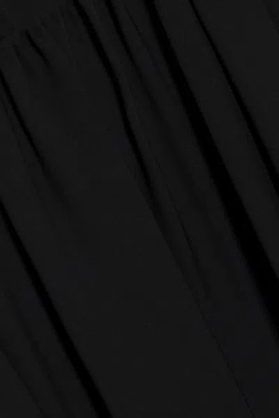 Simkhai Frida Draped Long-sleeve Top In Black