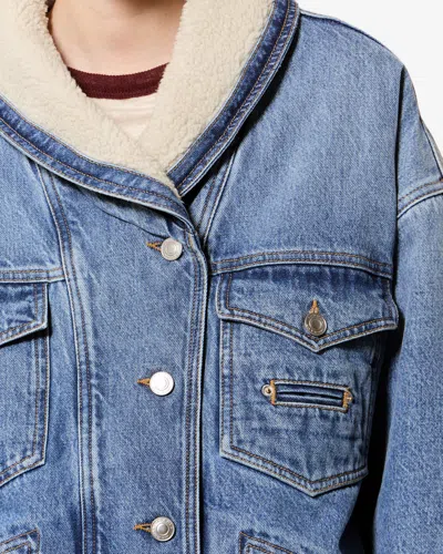 Isabel Marant Pimia Jacket In Light Blue