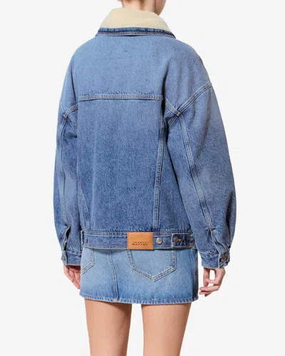 Isabel Marant Pimia Jacket In Light Blue