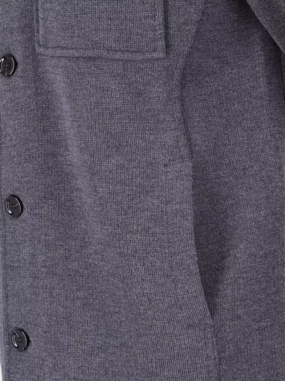 Lardini Collared Jacket Long Sleeves Versatile Style In Multi