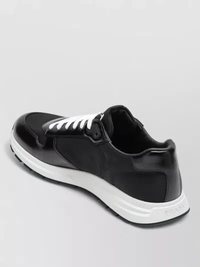 Prada Prax 01 Re-nylon And Brushed Leather Sneakers In Multi