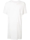 Julius Sheer Panel T-shirt - White