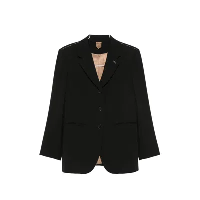 Max Mara Lampada Single-breasted Blazer In Black