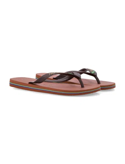 Havaianas Classic Logo Flip-flops In Multi