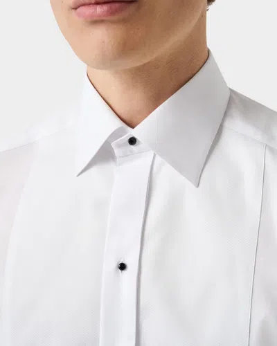 Eton Men's Dobby Stud-front Slim-fit Evening Shirt In Multi