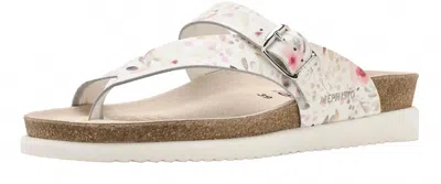 Mephisto Helen Toe Loop Sandal In White