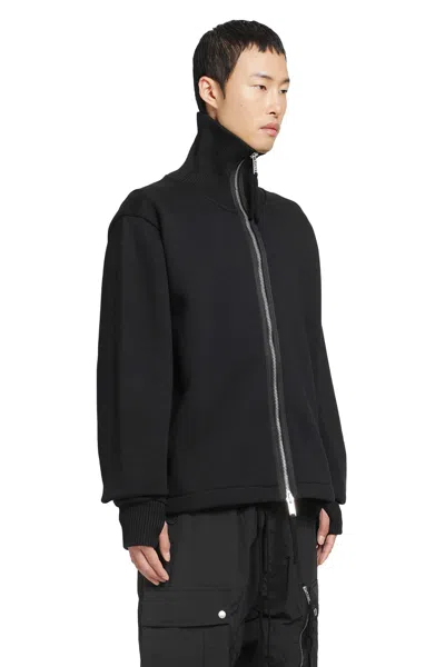 Thom Krom Oversized High Neck Sweatshirt In Black