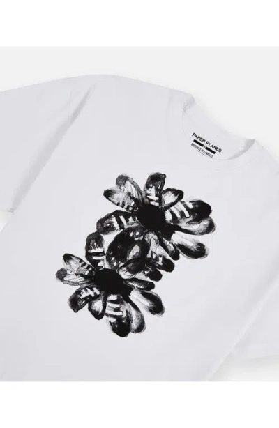 Paper Planes Double Flower Graphic T-shirt In Multi