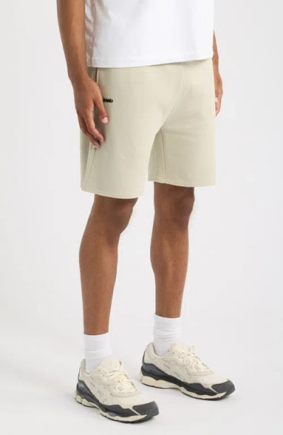 Paper Planes Script French Terry Shorts In Multi