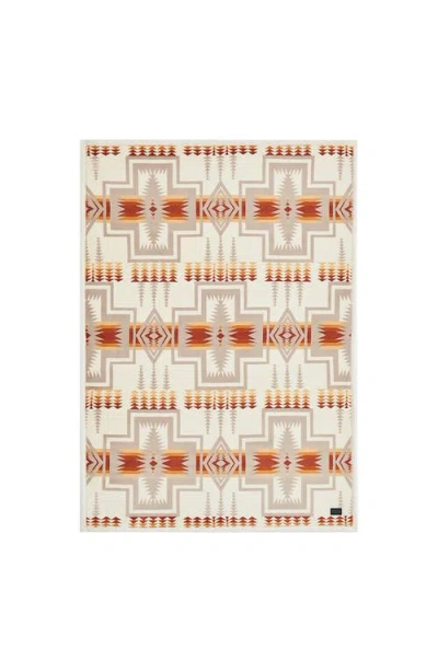 Pendleton Harding Printed Plush Throw In Multi