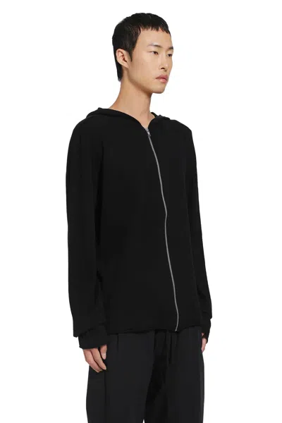 Thom Krom Oversized High Neck Sweatshirt In Black