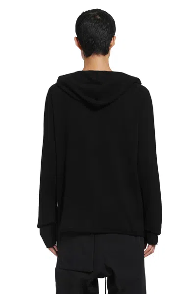 Thom Krom Oversized High Neck Sweatshirt In Black