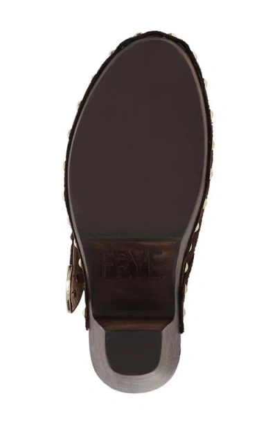 Frye Cindy Buckle Clog In Multi
