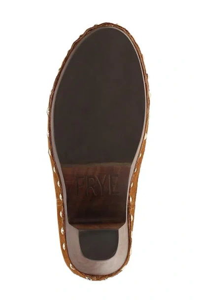 Frye Cindy Pull On Leather Boot In Brown