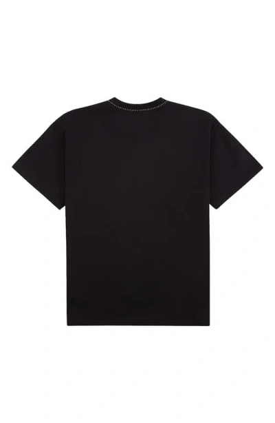 Paper Planes Terry T-shirt In Black