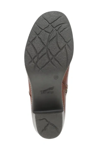 Dansko Meryll Leather Bootie In Brown