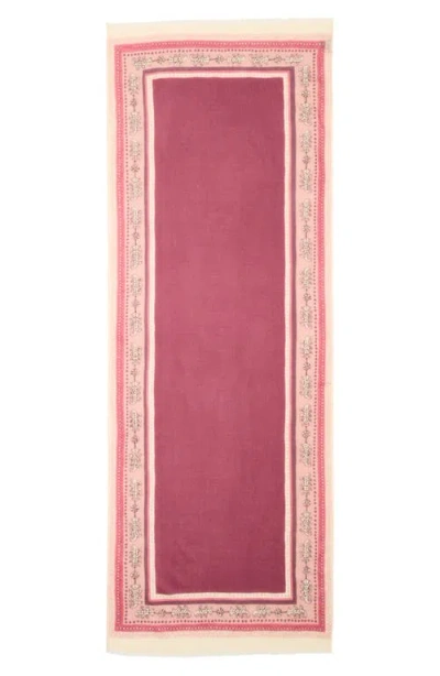 Echo Embroidered Rug Wrap In Multi