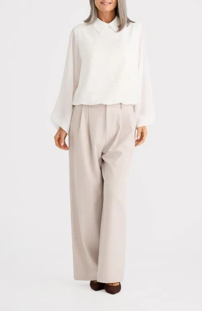 Brave + True Brave+true Gweneth Top In White