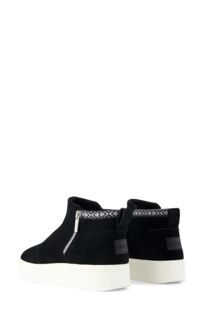Toms Percy Platform Sneaker Boot In Black
