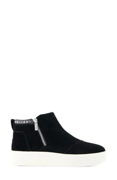 Toms Percy Platform Sneaker Boot In Black