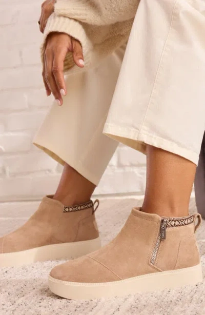 Toms Percy Platform Sneaker Boot In Neutral