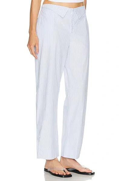 Deiji Studios Collar Point Pant In White