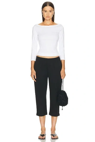 Deiji Studios Capri Pant In Black