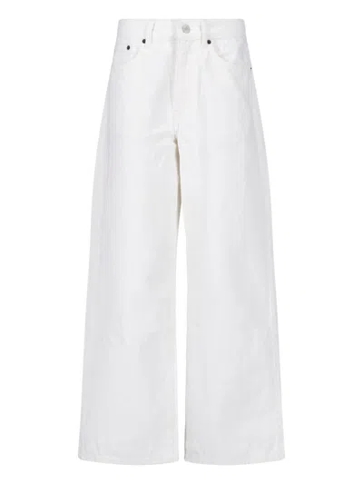 Jeanerica Belt-loop Jeans In White