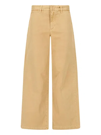 Jeanerica Belt-loop Jeans In Brown