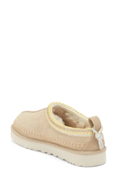Ugg ® Tasman Biarritz Genuine Shearling Lined Slipper In Neutral