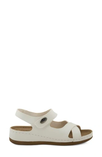 Flexus By Spring Step Slingback Sandal In White