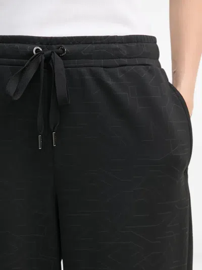 Dkny Drawstring Track Pants In Multi