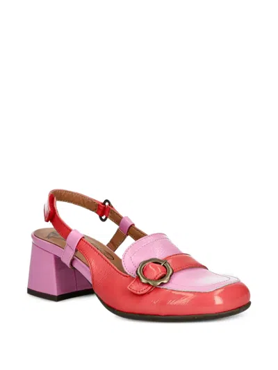 Fly London Pemy456fly Buckle-detail Slingback Pumps In Multi