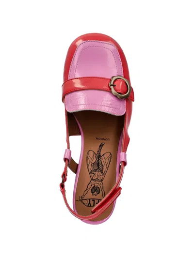 Fly London Pemy456fly Buckle-detail Slingback Pumps In Multi