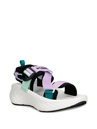 Columbia Konos Elevate Touch-strap Platform Sandals In Black