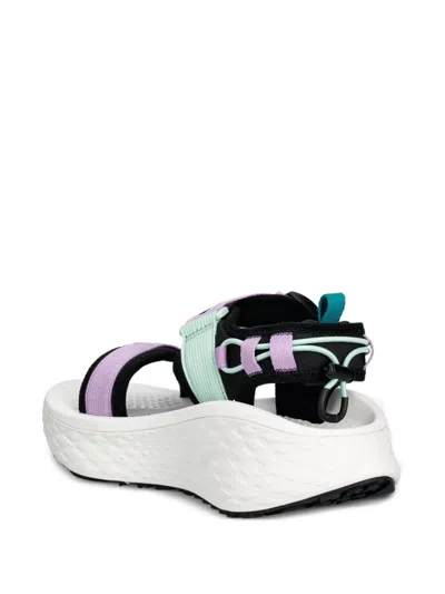 Columbia Konos Elevate Touch-strap Platform Sandals In Black