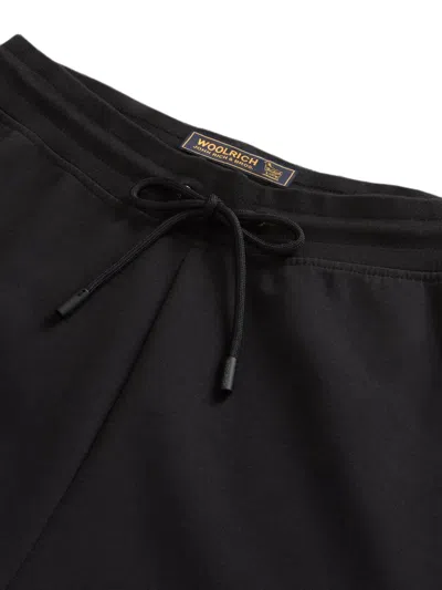 Woolrich Drawstring Cargo Pants In Black