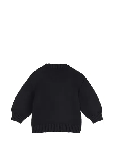 Givenchy Logo-embroidered Sweater In Black